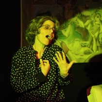 Photographs of the theatrical production, Viejas, vírgenes y putas (Miami, 2015)