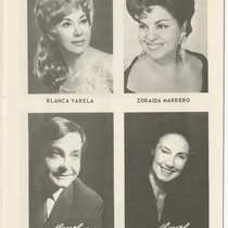 Program for the production, "Las Leandras" (The Leandras)