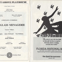 Playbill for the theatrical production, Mundo de Cristal