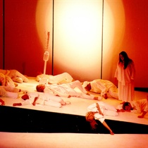 Photographs of the theatrical production, Balseros