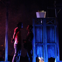 Photograph of a Rehearsal, "Talco, un drama de tocador"