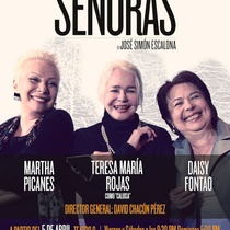 Poster for the production, "Señoras" (2013)