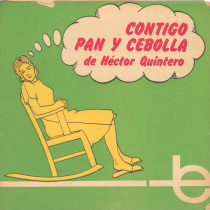 Program for the theatrical production, Contigo pan y cebolla