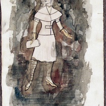 Costume design drawings for the theatrical production, Un tranvía llamado deseo