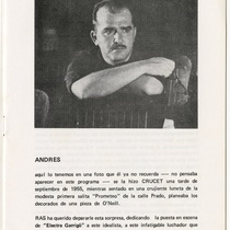 Program for the production, "Electra Garrigó" (Miami, 1978)