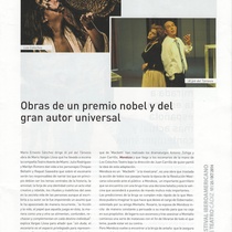 Program for the festival, Festival Iberoamericano de Teatro de Cádiz XXIX