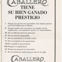 Program for the production, "Cecilia Valdés"