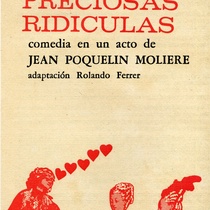 Program for the theatrical production, Las preciosas ridículas