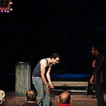 Photograph of a Rehearsal, "Talco, un drama de tocador"