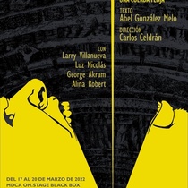 Poster for the theatrical production, Abismo