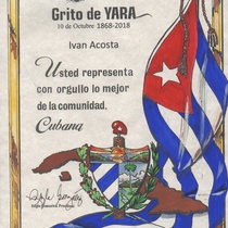 Recognitions to Ivan Acosta