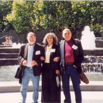 Abelardo Estorino, María Irene Fornés, and René Buch in California