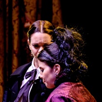 Photograph of a Rehearsal, "El cuarto de al lado"