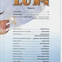 Program for the production, "El caso de la Luna"