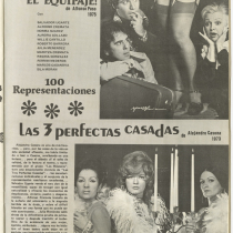 Souvenir Program, Teatro Las Máscaras (1976)