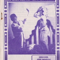 Poster for the production, "Week-End en Bahía"