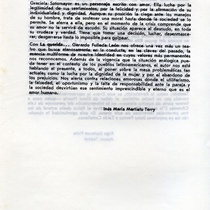 Program for the theatrical production, La querida de Enramada