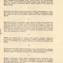 Program for the theatrical production, La noche de los asesinos