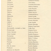 Program for the theatrical production, Las preciosas ridículas