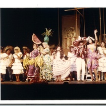 Photographs of the theatrical production, Electra Garrigó (Miami, 1987)