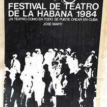 Program for the festival, Festival de Teatro de La Habana 1984