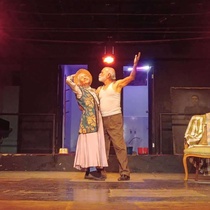 Photographs for the theatrical production, Frijoles colorados