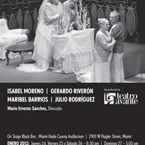 Flyer for the production, "El no"