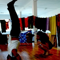 Photographs of a rehearsal, "Fango" (Madrid)