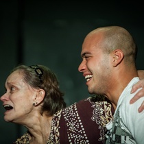 Photographs of the theatrical production, Huevos