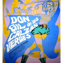 Poster for the production, Don Gil de las Calzas Verdes