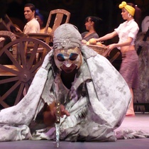 Photographs of the theatrical production, María Antonia