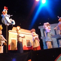 Photograph of the theatrical production, Romance en Charco Seco