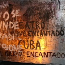 Photograph of the exhibit, "A la eterna memoria"