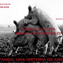 Flyer of the Production, "Fango" (Alcalá de Henares)