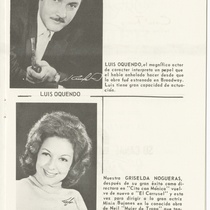 Program for the production, "Mujer de trapo"