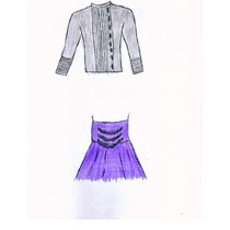 Costume designs for the theatrical production, El banquete infinito