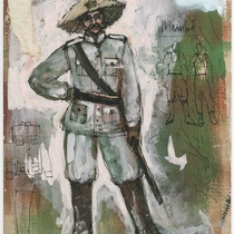 Costume designs for the theatrical production, Una paloma, una estrella