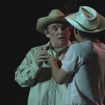 Photographs of the theatrical production, Morir del cuento