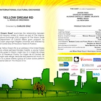 Program for the production, "Yellow Dream Rd."