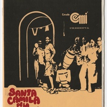 Program for the theatrical production, Santa Camila de la Habana Vieja