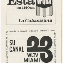 Program for the production, "El sonido de la música"