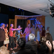 Photographs of the theatrical production, Huevos