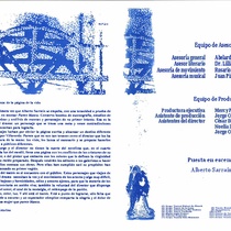 Program for the theatrical production, Parece blanca