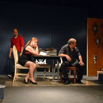 Photographs of the theatrical production, Huevos