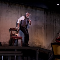 Photographs of the production, "La noche de las tríbadas".