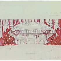 Set design for the production, "Latin Fire"