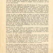 Program for the theatrical production, Casa de muñecas