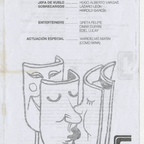 Program for the production "Los amantes"