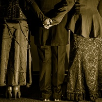 Photographs of a rehearsal, "La noche de las tríbadas"