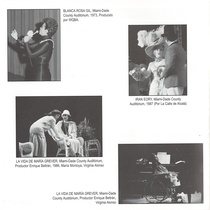 Photographs of the book "Las Mujeres: Hispanic Women in the Performing Arts"